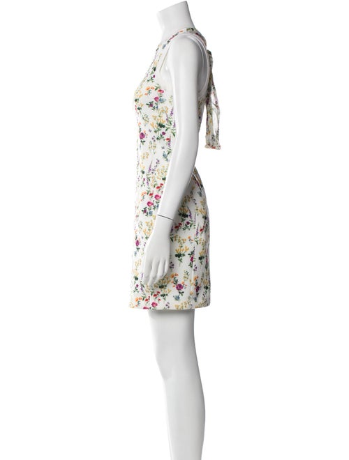 Max Mara Floral Print Mini Dress