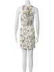 Max Mara Floral Print Mini Dress