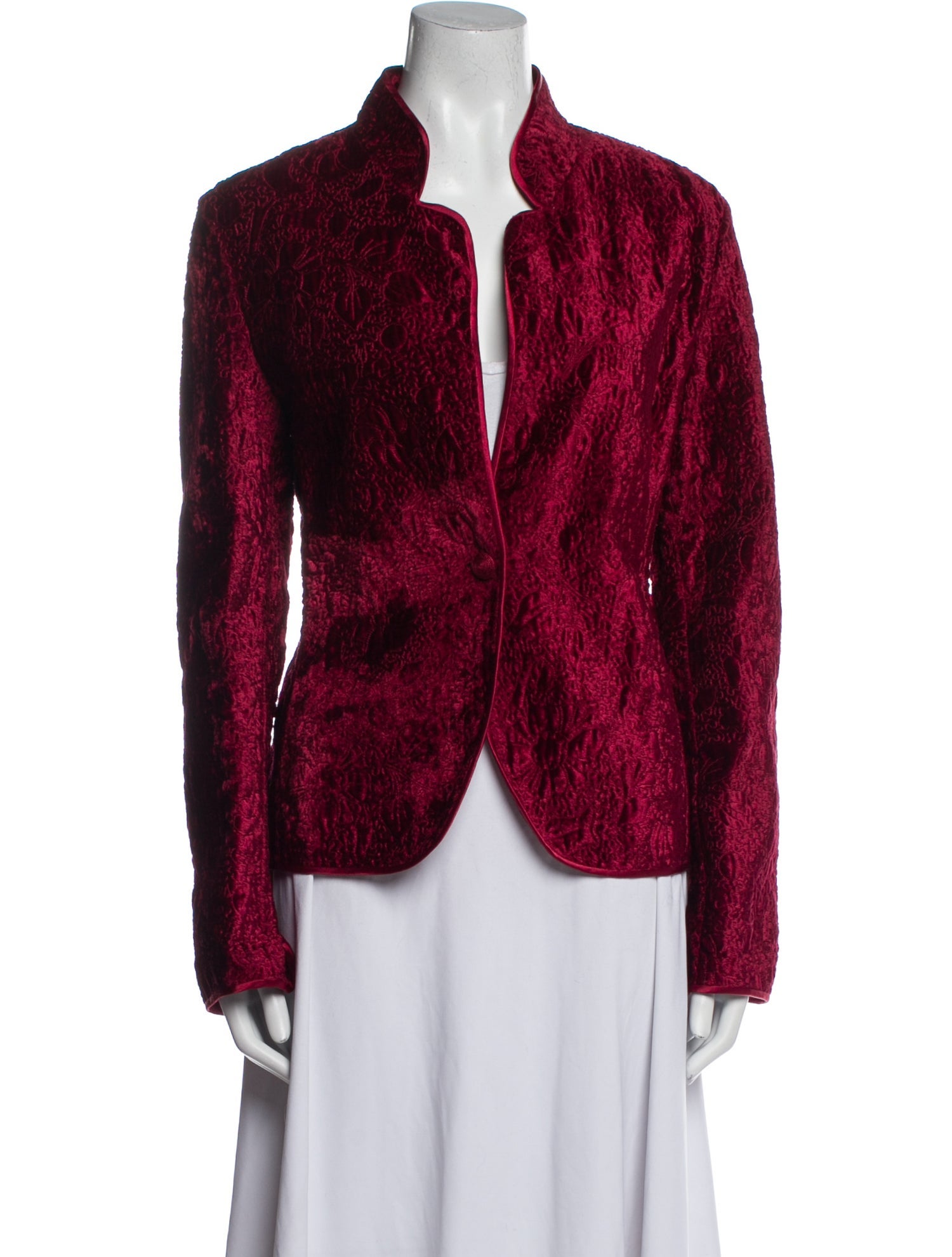 Max Mara Tweed Pattern Evening Jacket