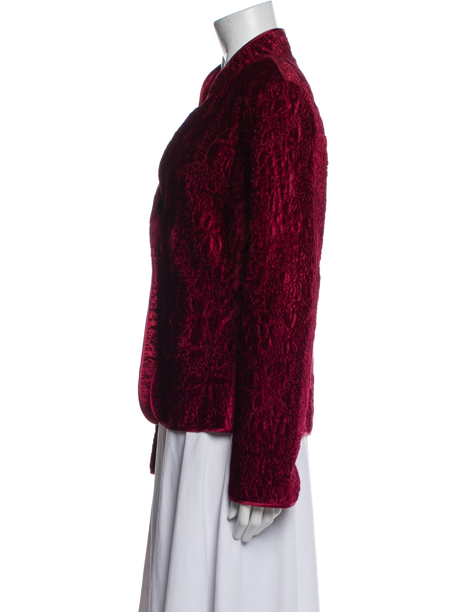 Max Mara Tweed Pattern Evening Jacket