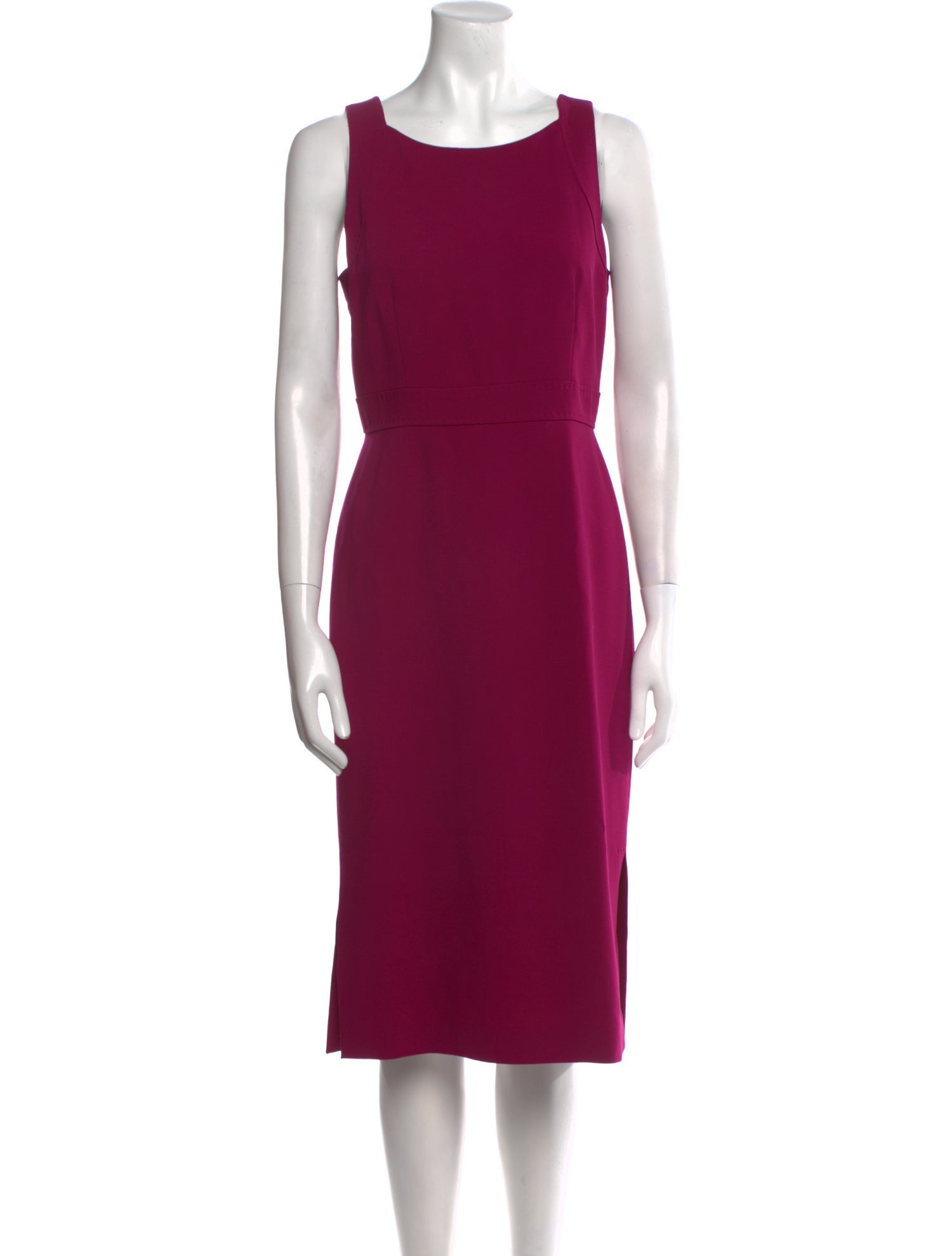 Max Mara Virgin Wool Midi Length Dress