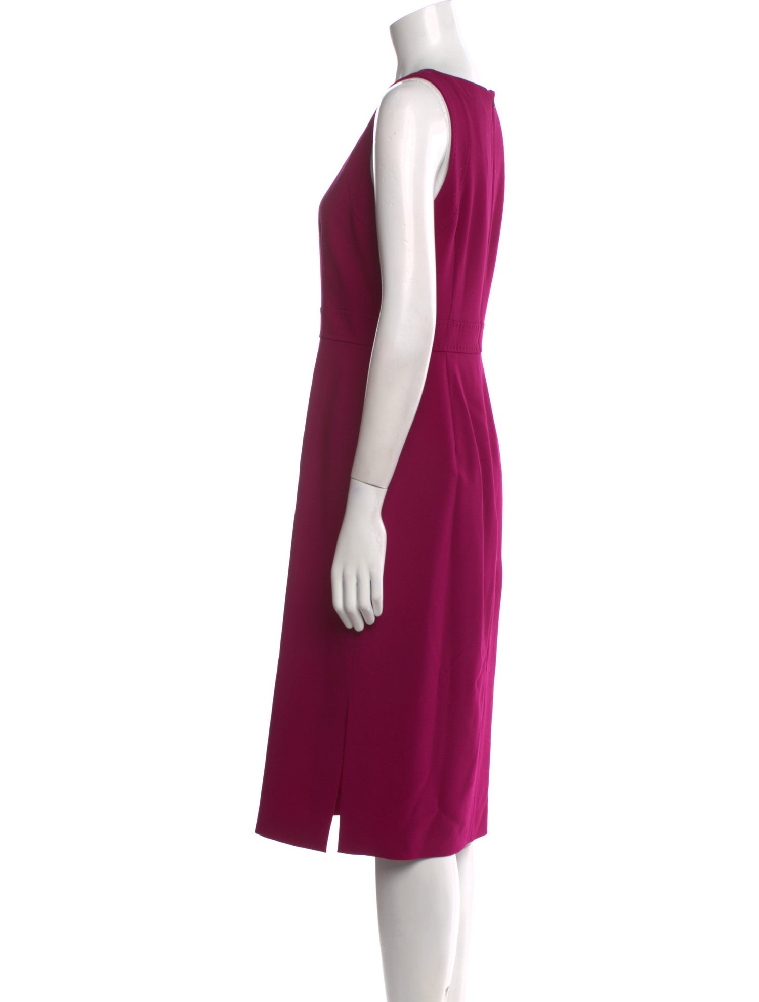 Max Mara Virgin Wool Midi Length Dress