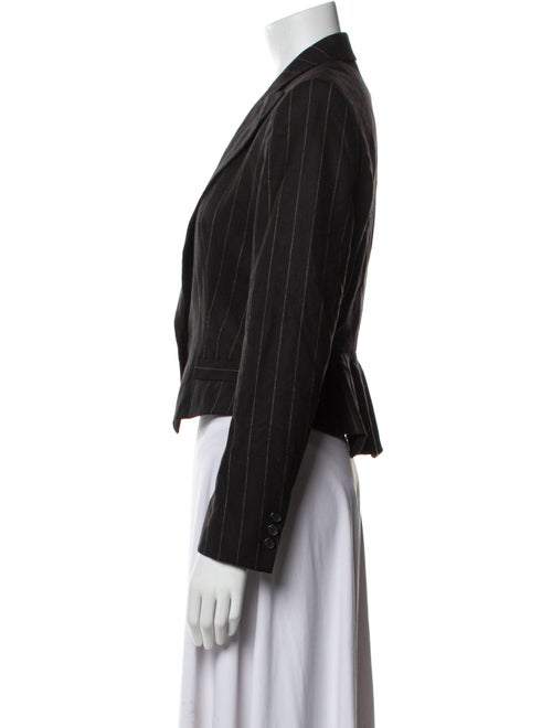 Max Mara Virgin Wool Striped Blazer