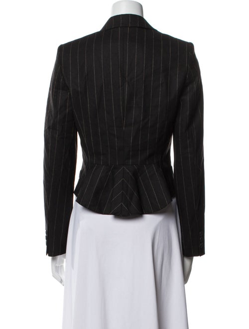 Max Mara Virgin Wool Striped Blazer