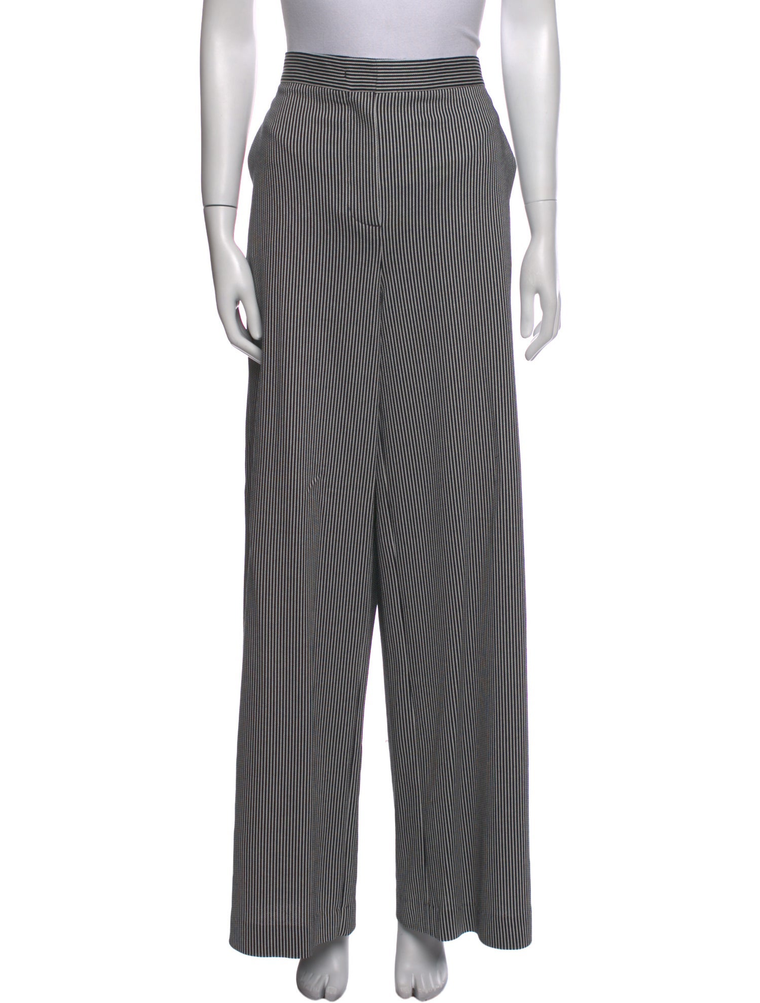 Max Mara Striped Wide Leg Pants