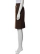 Max Mara Virgin Wool Knee-Length Skirt