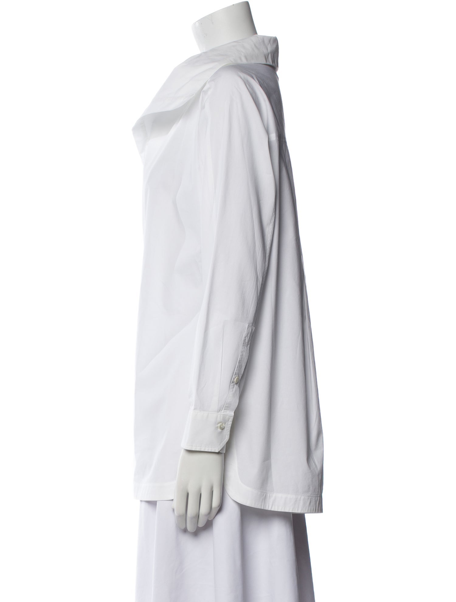 Max Mara Long Sleeve Button-Up Top