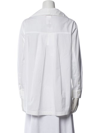 Max Mara Long Sleeve Button-Up Top