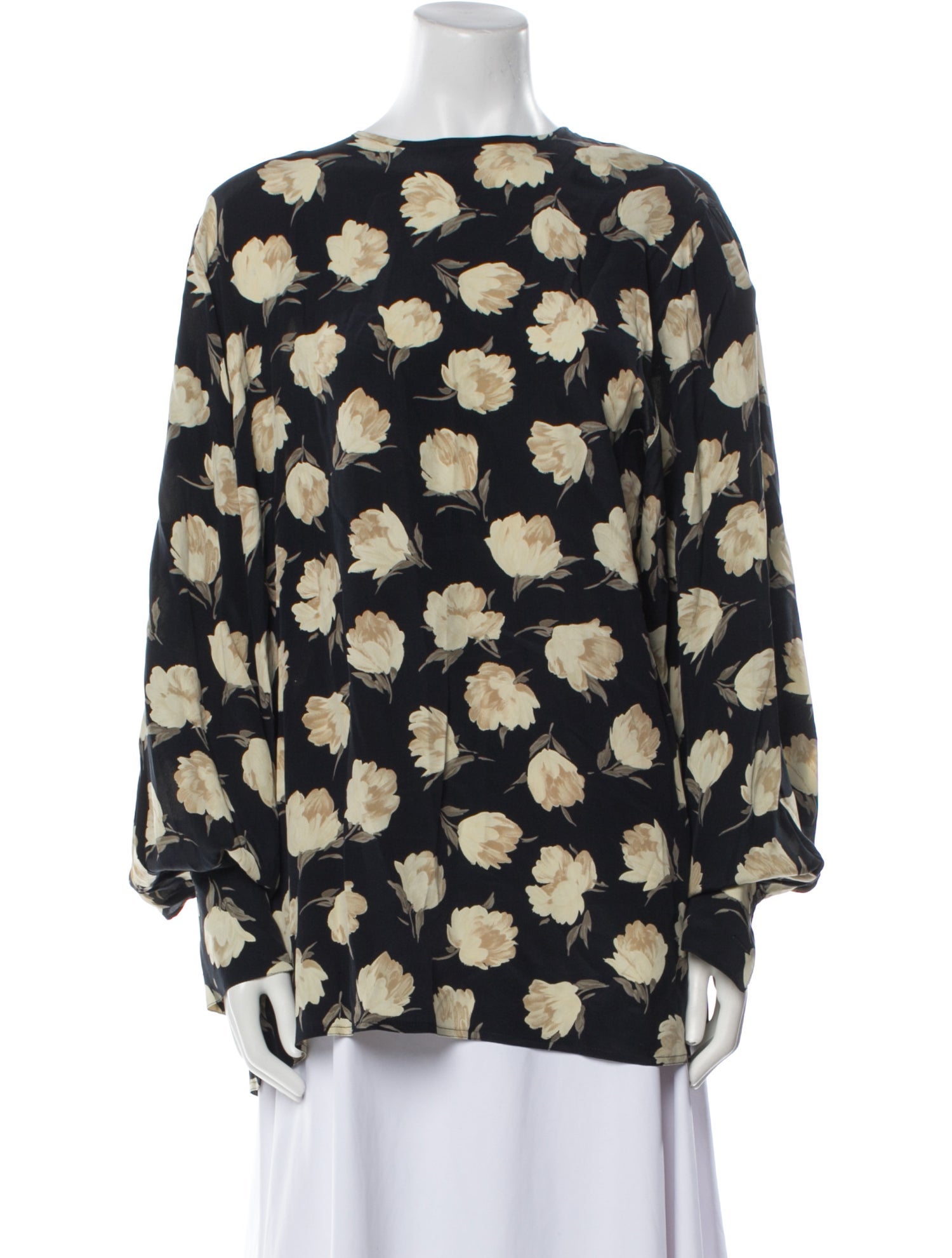 Max Mara Silk Printed Blouse
