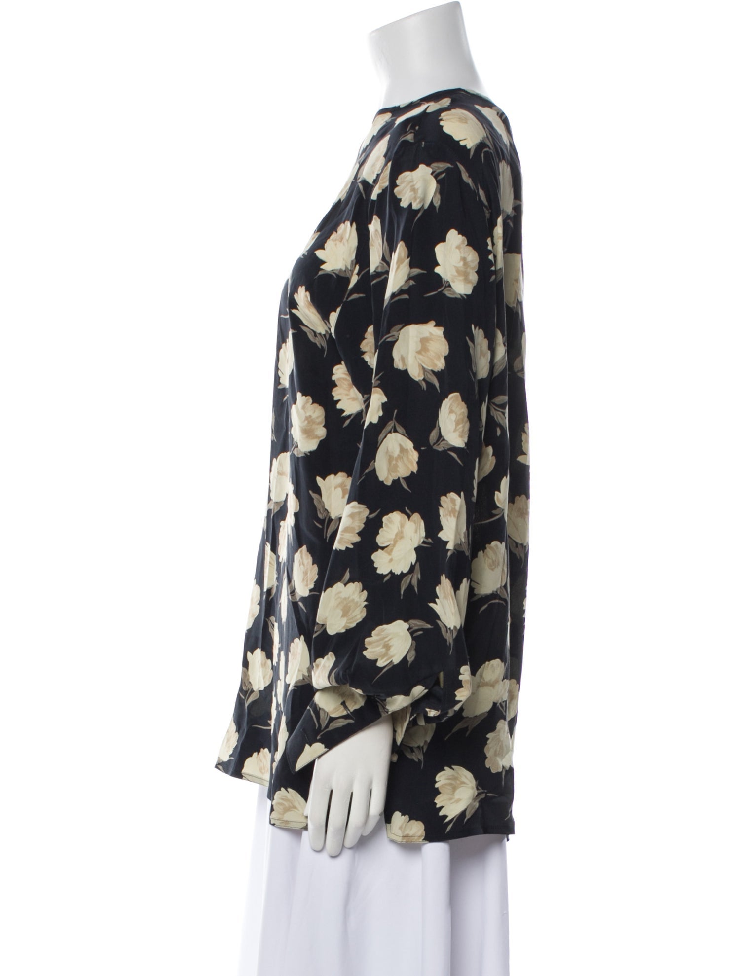 Max Mara Silk Printed Blouse