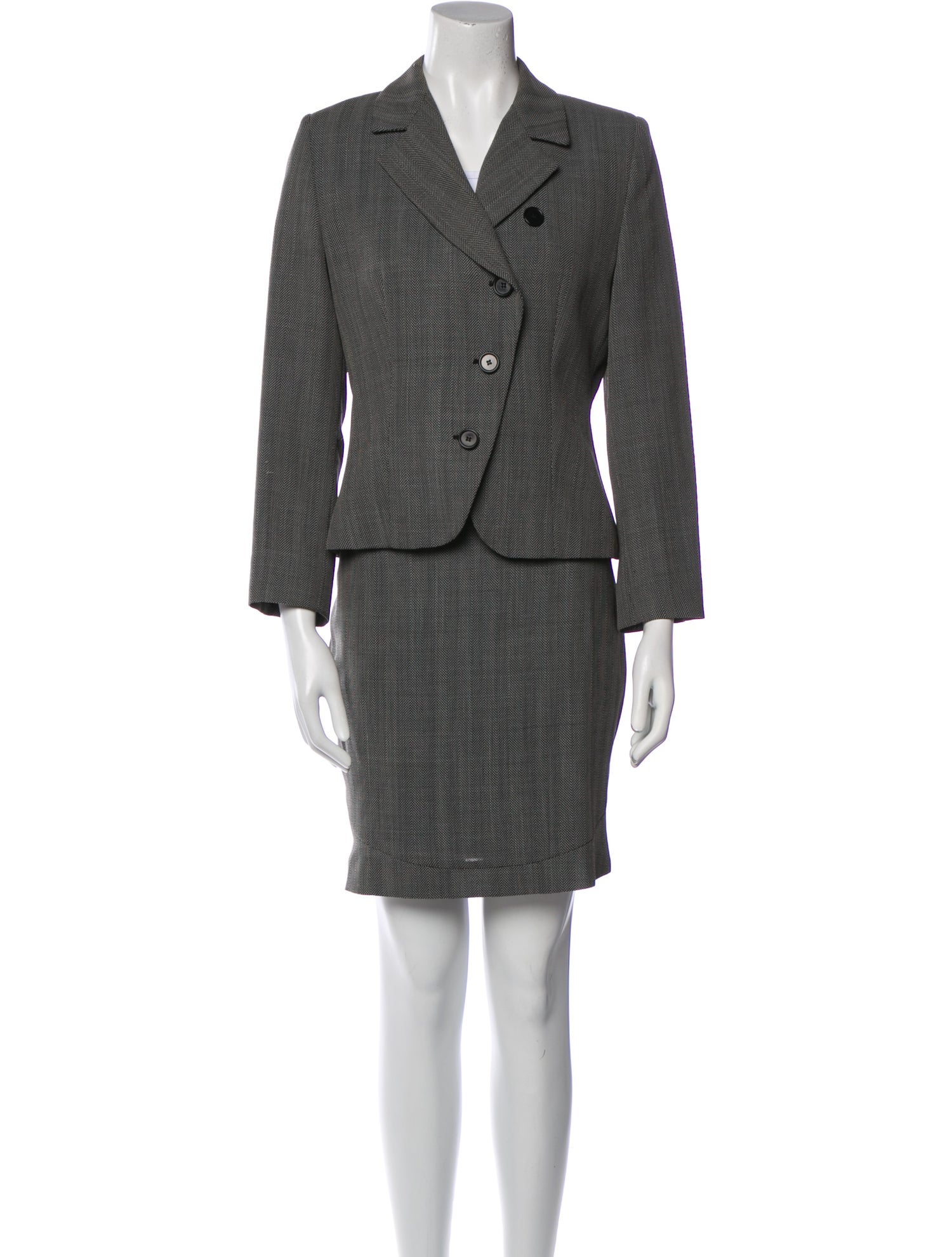 Max Mara Virgin Wool Skirt Set