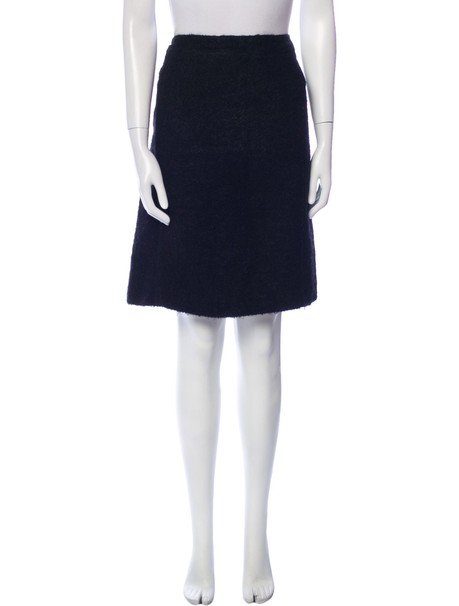 Max Mara Mohair Knee-Length Skirt