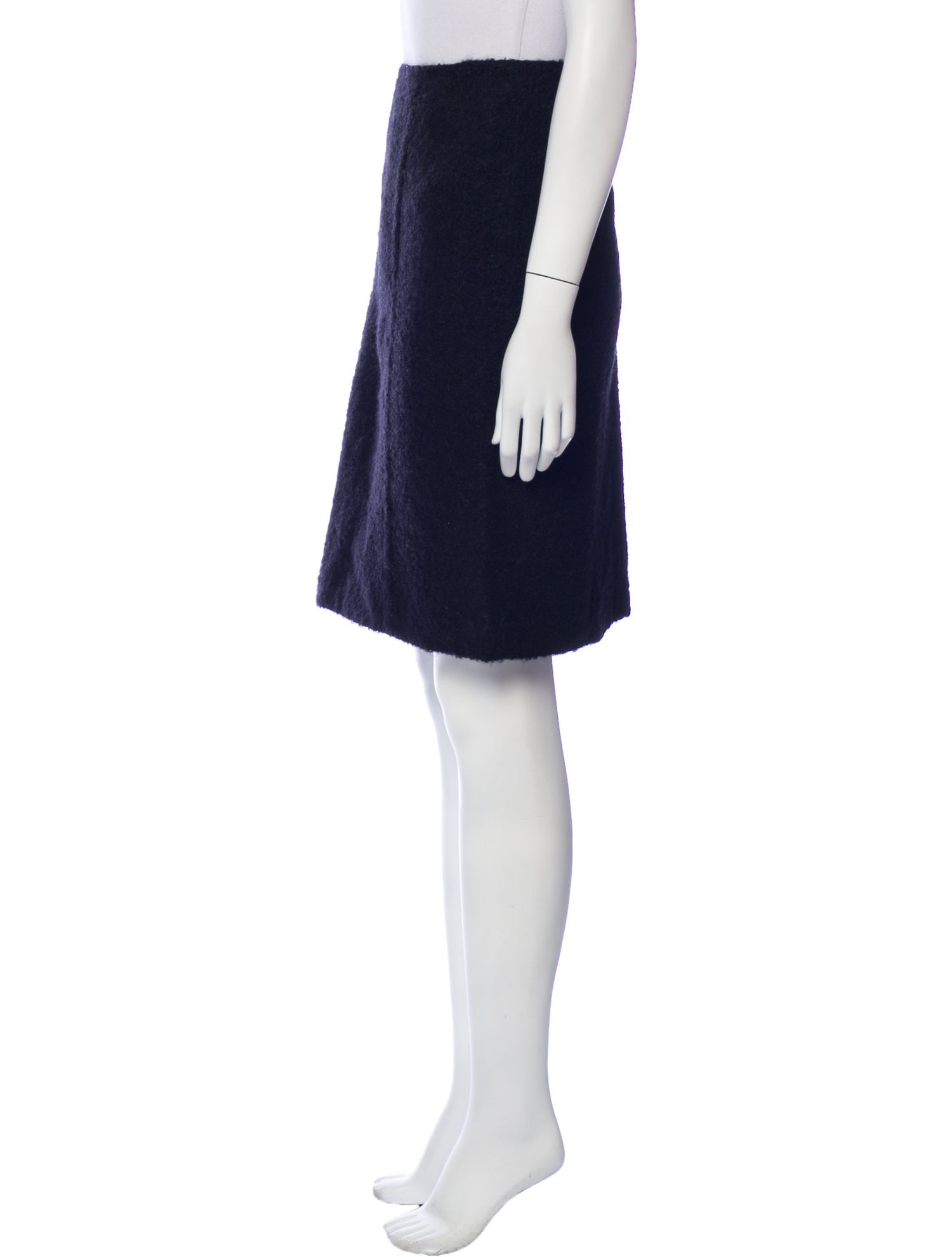 Max Mara Mohair Knee-Length Skirt