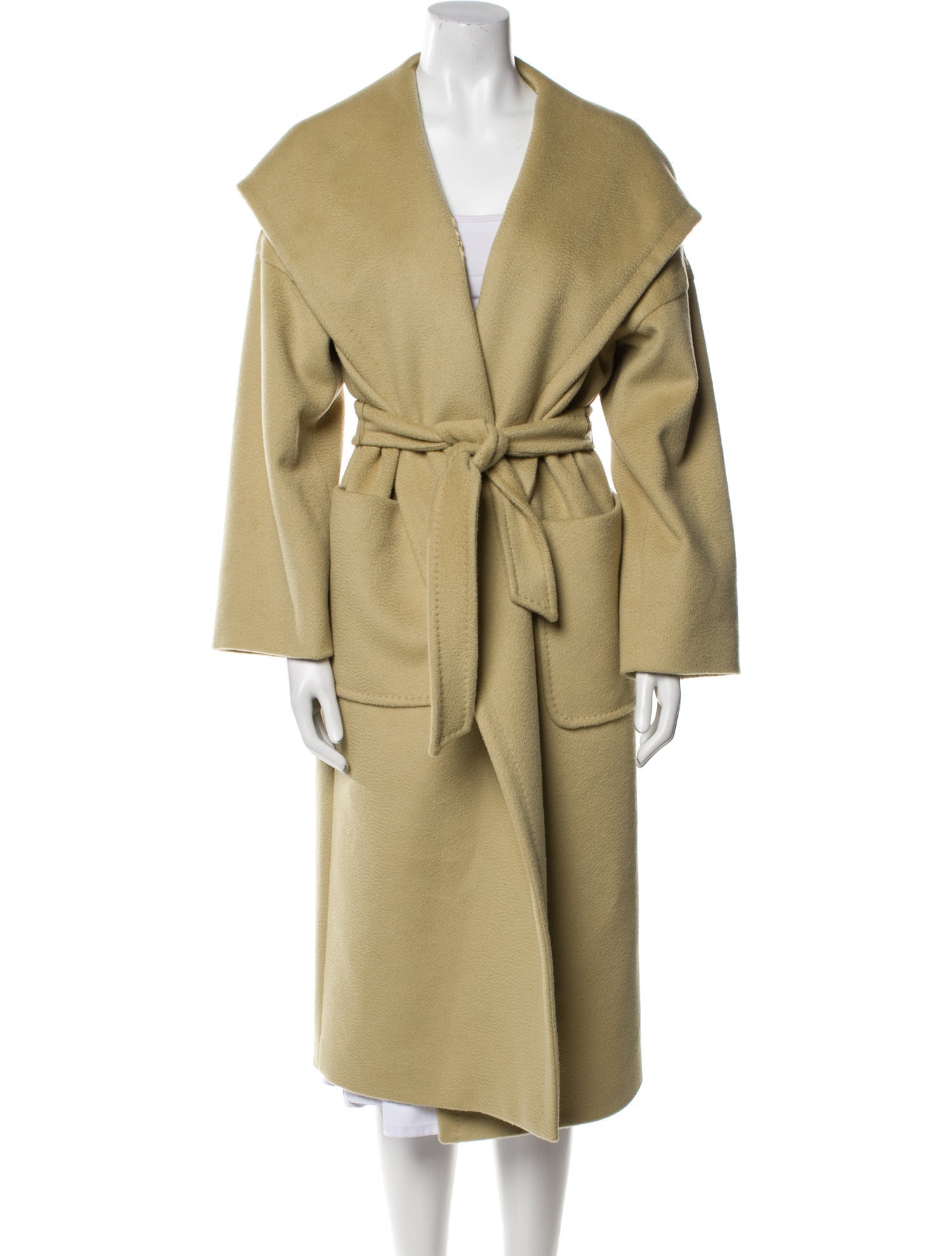 Max Mara Camel Hair Trench Coat