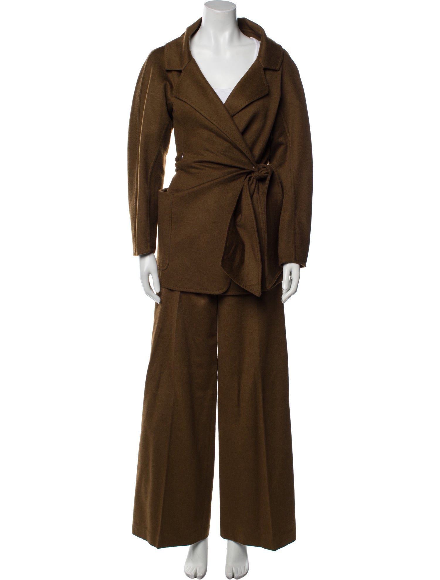 Max Mara Sfilata Camel Hair Pant Set