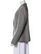 Max Mara Virgin Wool Printed Blazer