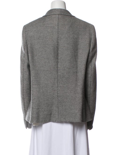 Max Mara Virgin Wool Printed Blazer