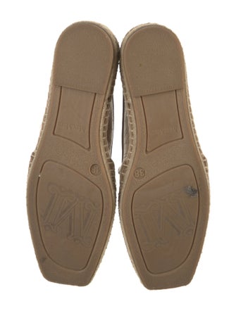 Max Mara Leather Espadrilles