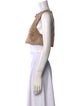 Max Mara Scoop Neck Sleeveless Crop Top