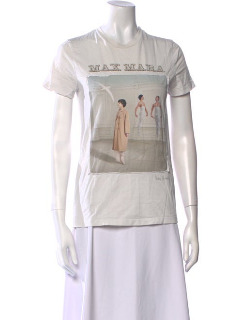 Max Mara Graphic Print Crew Neck T-Shirt