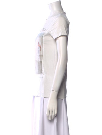 Max Mara Graphic Print Crew Neck T-Shirt