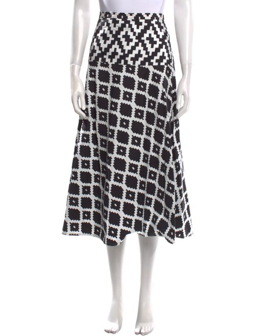 Max Mara Printed Midi Length Skirt