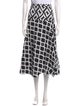 Max Mara Printed Midi Length Skirt