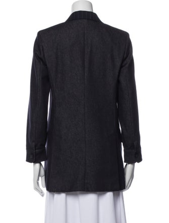 Max Mara Virgin Wool Striped Blazer