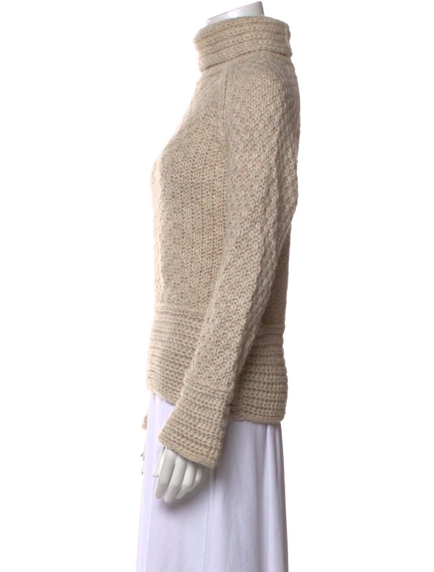 Max Mara Virgin Wool Turtleneck Sweater