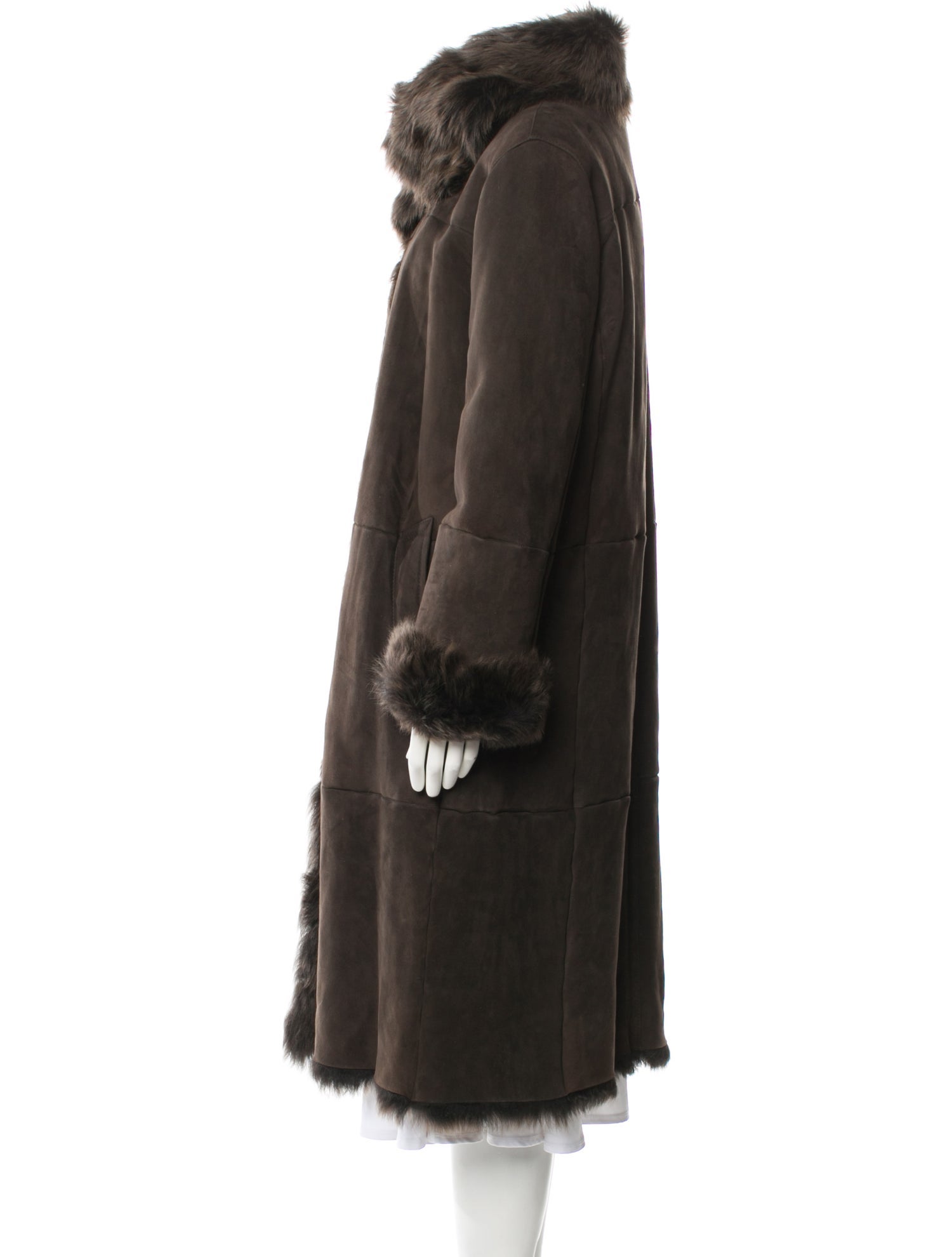 Max Mara Faux Fur Coat