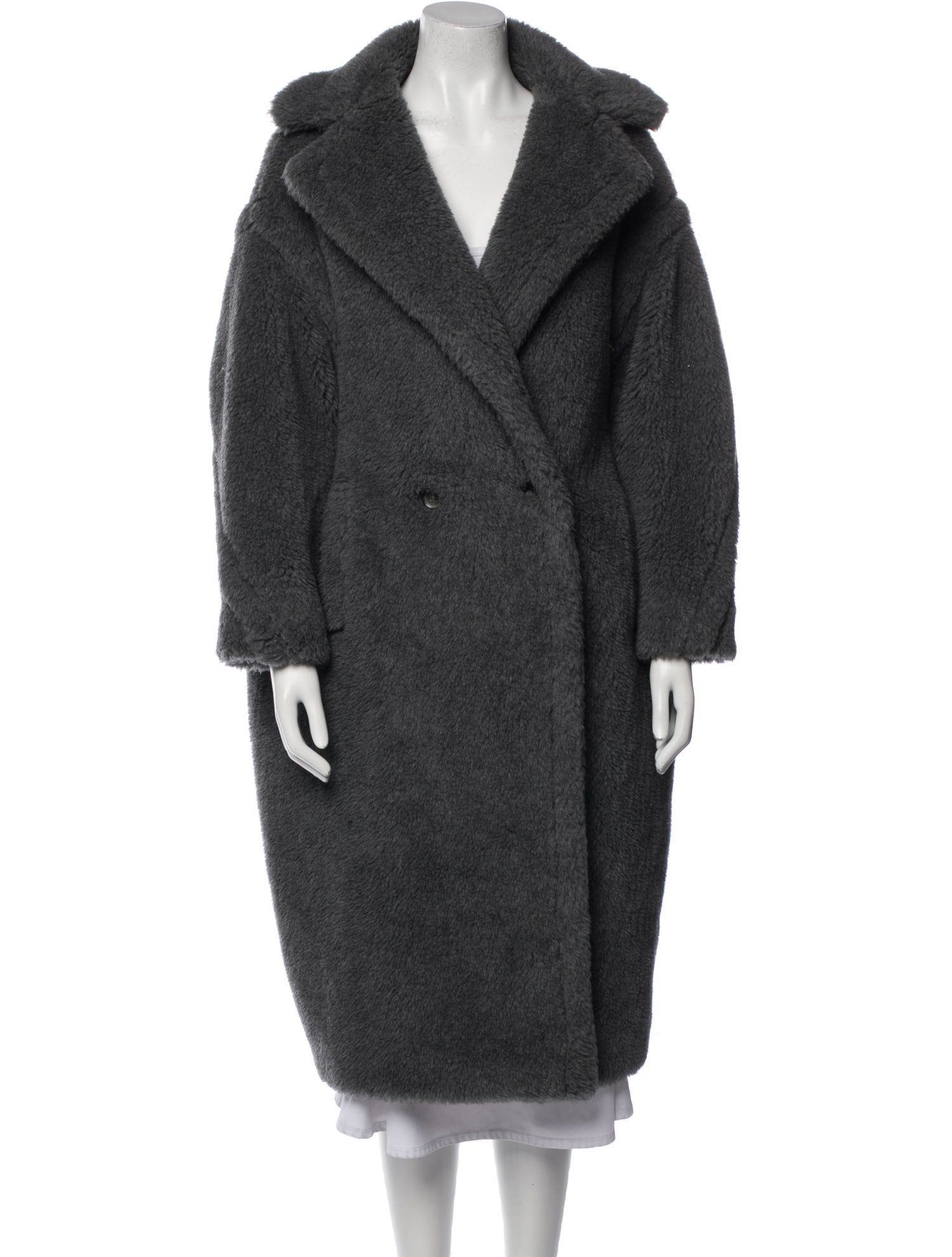 Max Mara Alpaca Faux Fur Coat