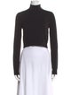 Max Mara Turtleneck Long Sleeve Crop Top