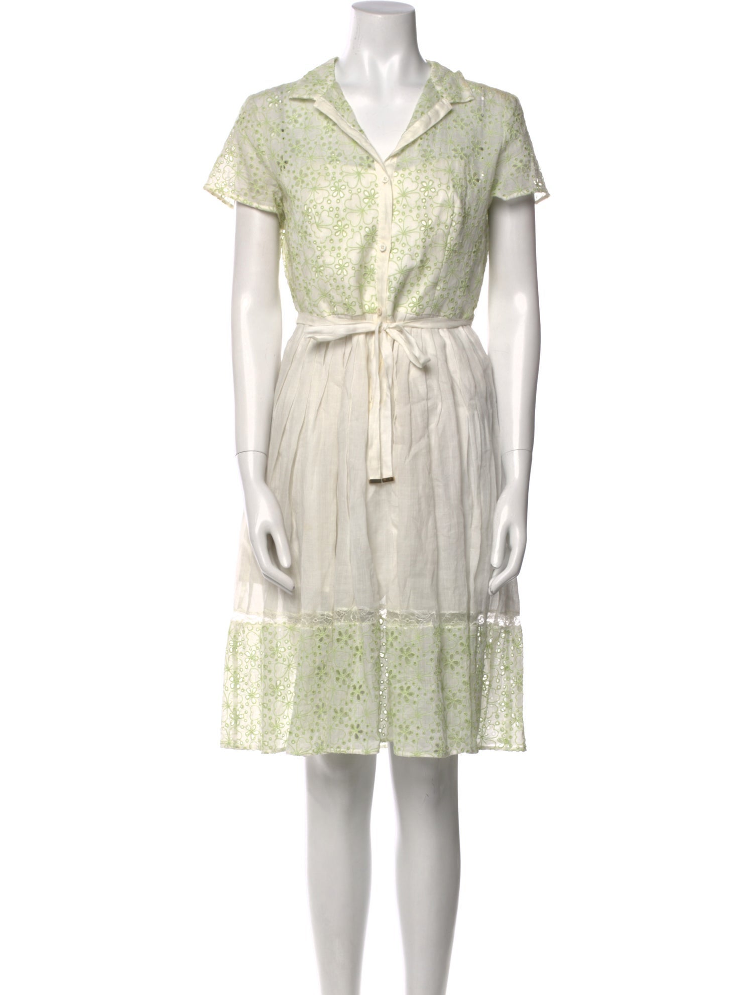 Max Mara Printed Knee-Length Dress