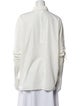 Max Mara Three-Quarter Sleeve Button-Up Top