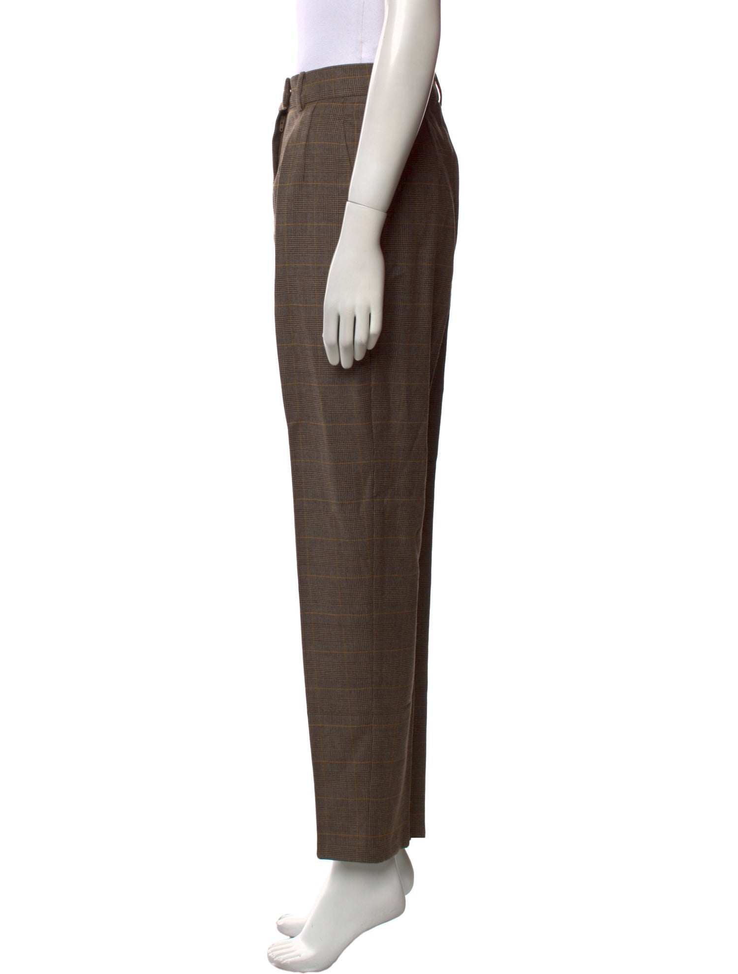 Max Mara Virgin Wool Straight Leg Pants