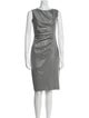 Max Mara Virgin Wool Knee-Length Dress