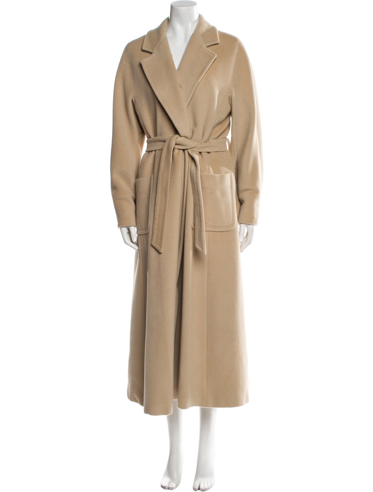 Max Mara Virgin Wool Trench Coat