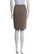 Max Mara Virgin Wool Knee-Length Skirt
