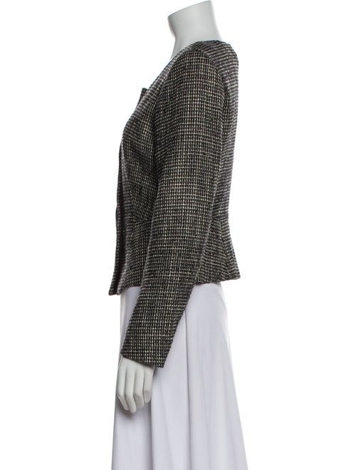 Max Mara Virgin Wool Printed Evening Jacket
