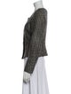 Max Mara Virgin Wool Printed Evening Jacket