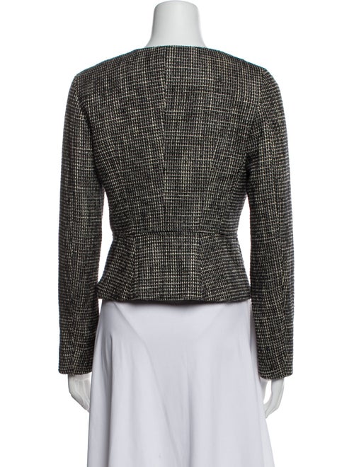 Max Mara Virgin Wool Printed Evening Jacket