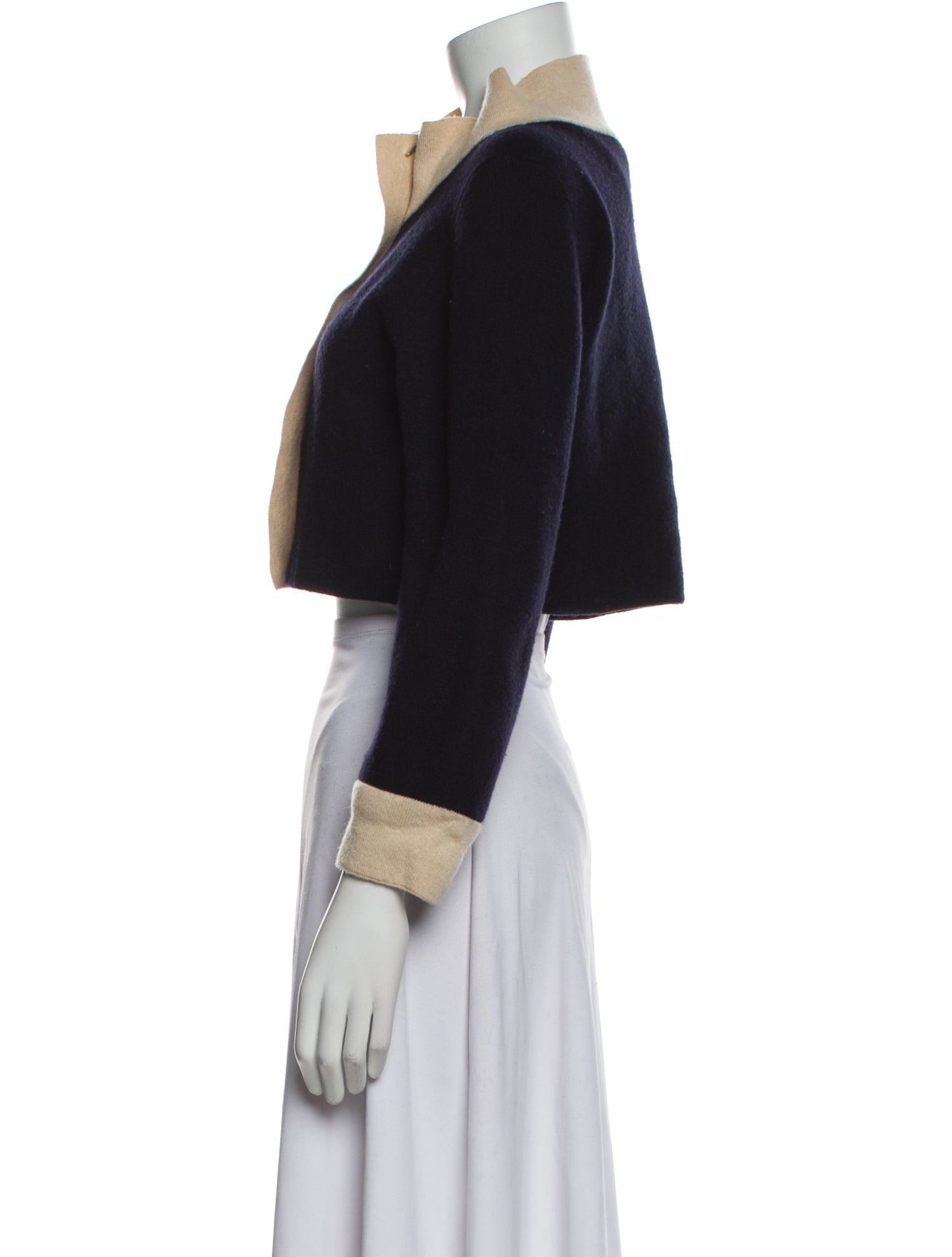 Max Mara Virgin Wool Mock Neck Sweater