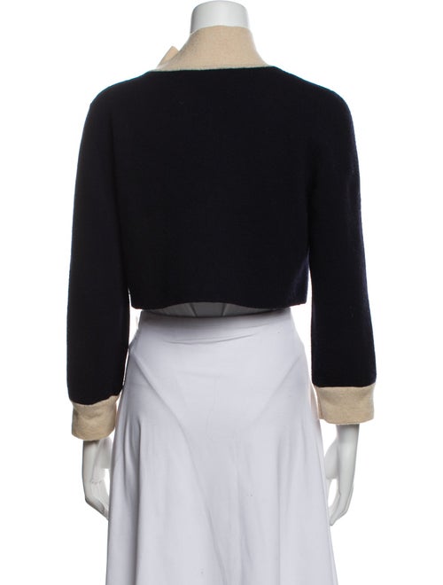 Max Mara Virgin Wool Mock Neck Sweater