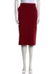 Max Mara Virgin Wool Knee-Length Skirt