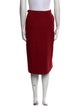 Max Mara Virgin Wool Knee-Length Skirt