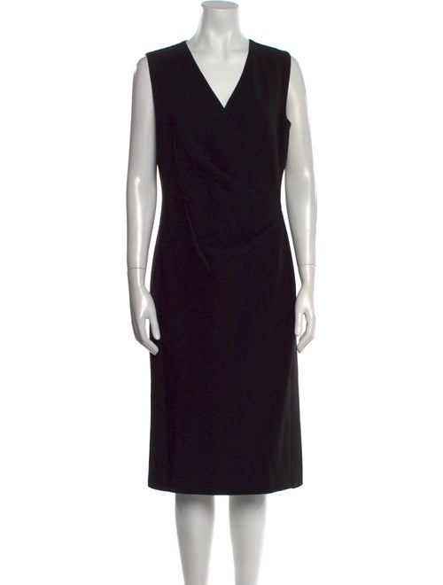Max Mara Virgin Wool Midi Length Dress