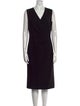 Max Mara Virgin Wool Midi Length Dress