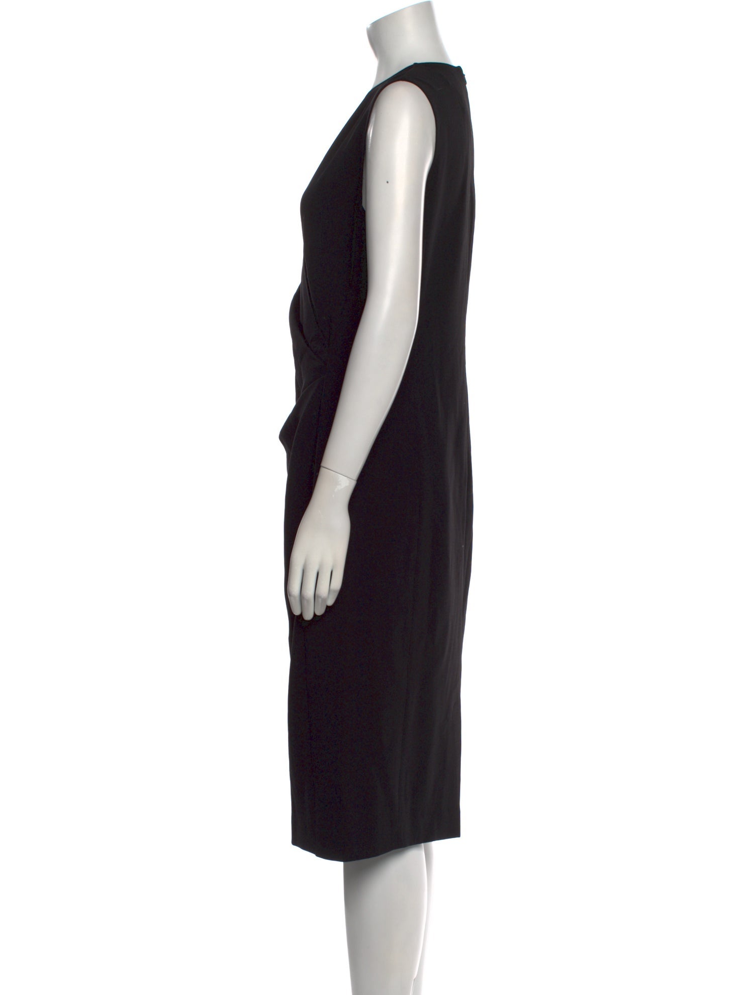 Max Mara Virgin Wool Midi Length Dress