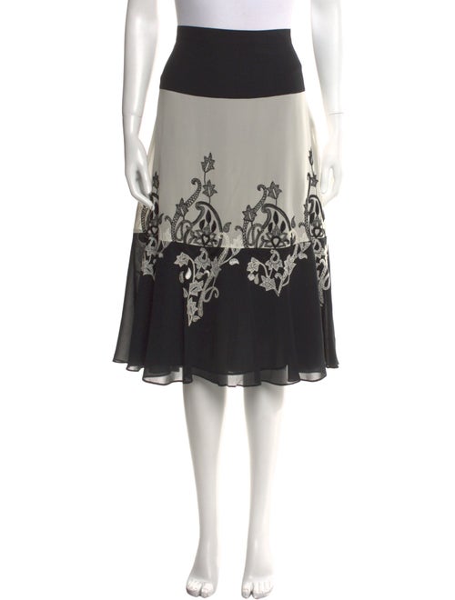 Max Mara Silk Midi Length Skirt