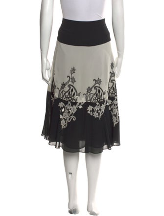 Max Mara Silk Midi Length Skirt